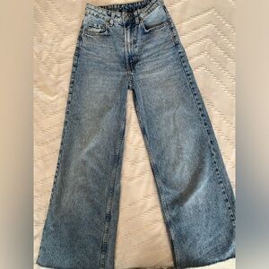 H and M Divided baggy wide leg jeans